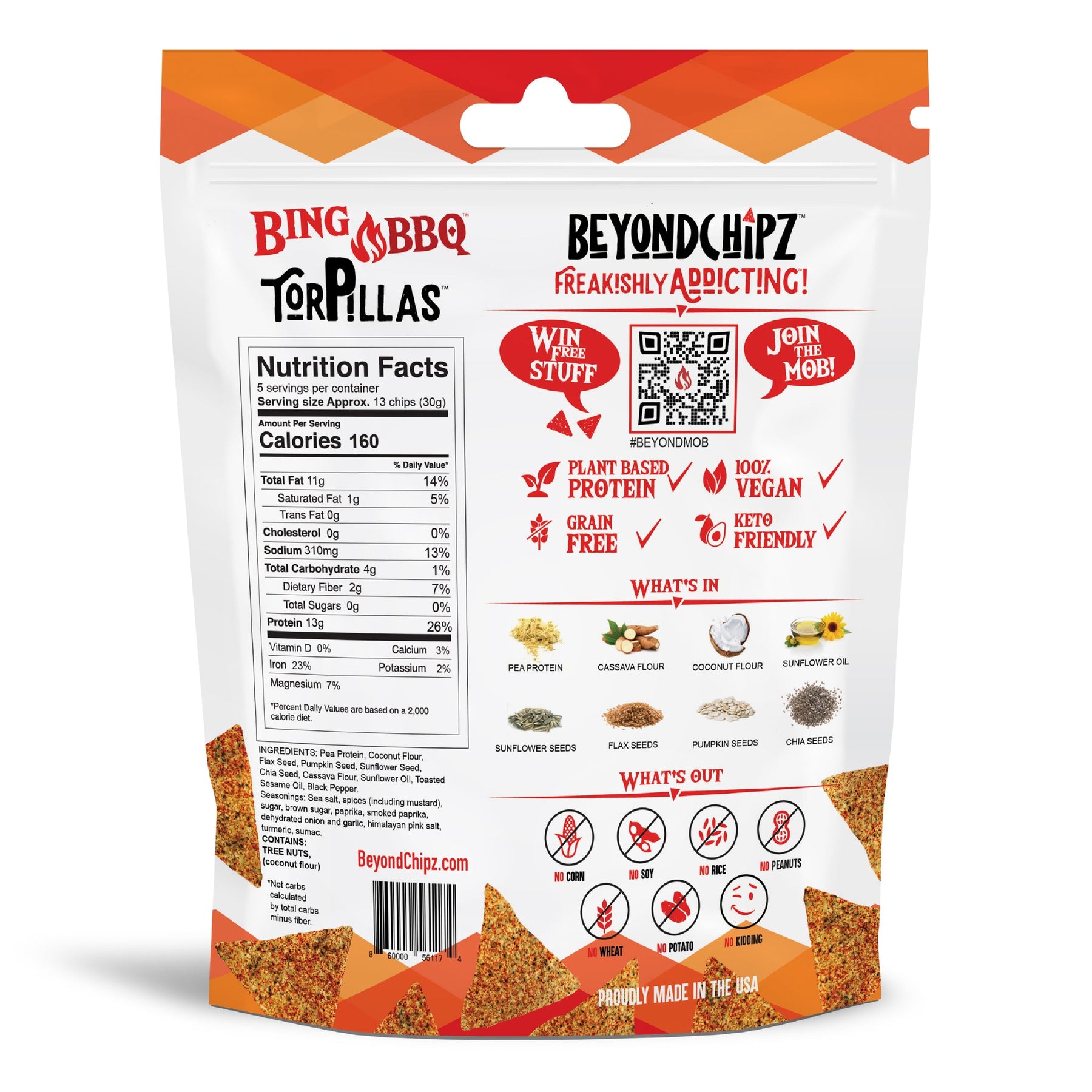 Beyond Chipz - Low Carbs Tortillas Chips - 150g