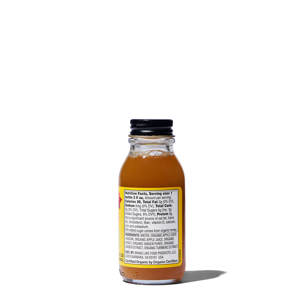 Cidre de pomme Bragg Shot Gingembre Curcuma 59 ml