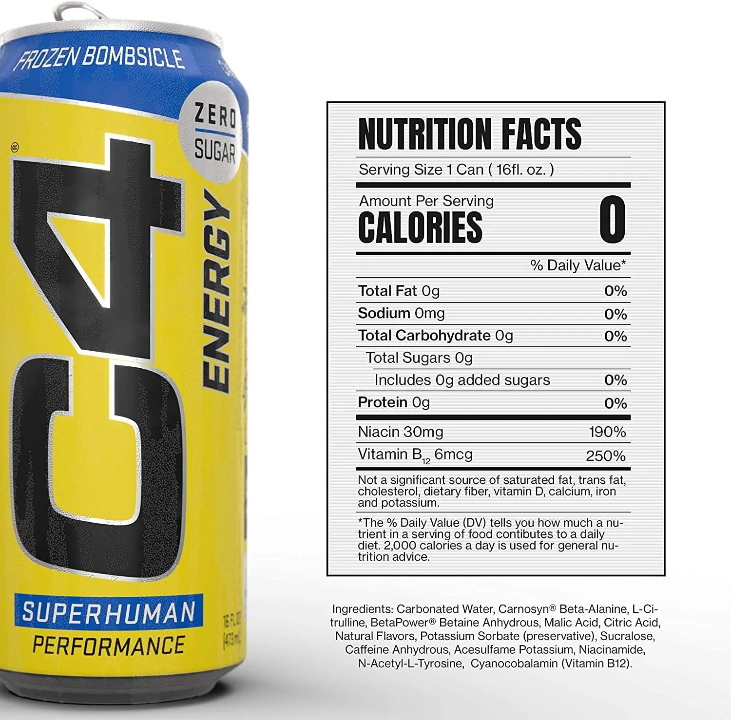 Cellucor - C4 Carbonated Energy Drink CAN - 12x473ml