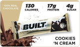 Built Protein Bar - 100% Real Chocolate - Zero Guilt 49g