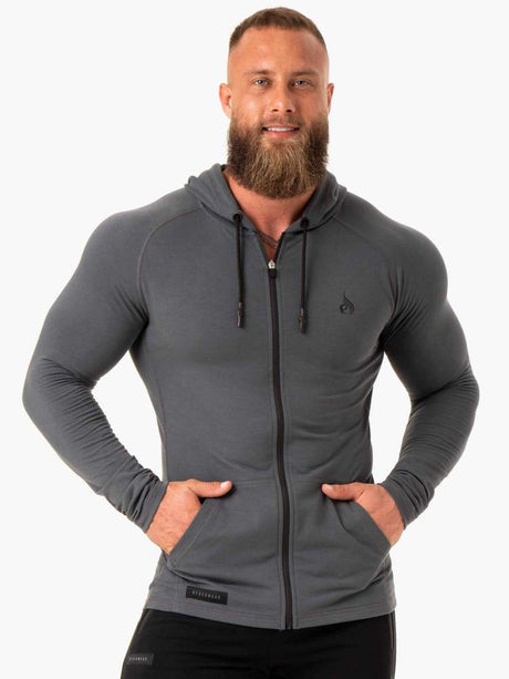 Ryderwear Endurance Zip Up Jacket Charcoal