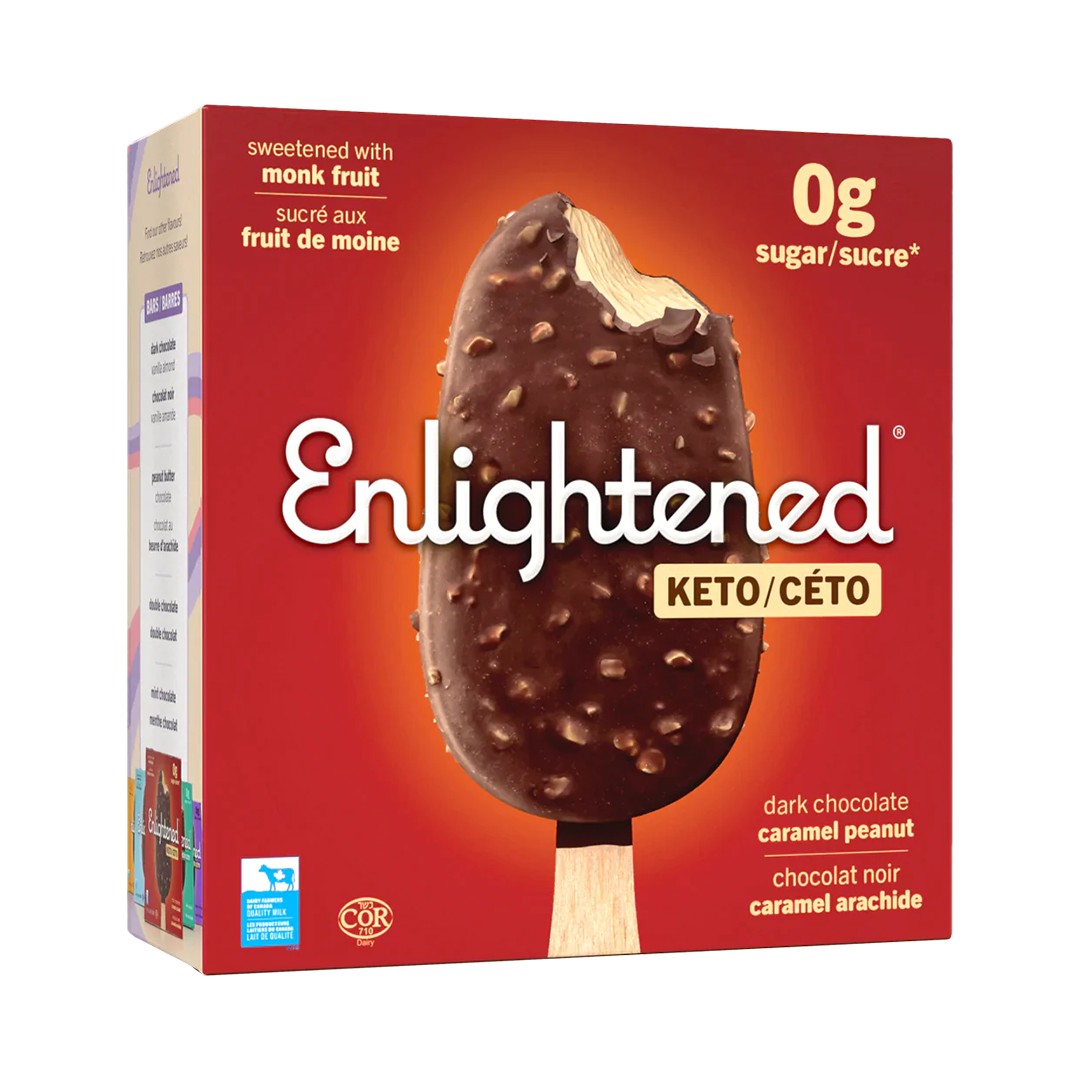 Enlightened - Keto Ice Cream Bars - Box 4
