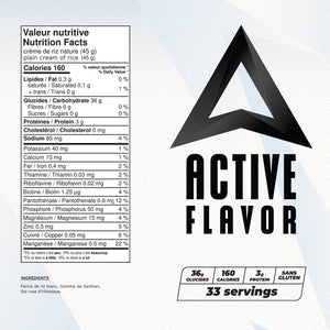 Active Flavor - Cream of Rice - 1.5kg