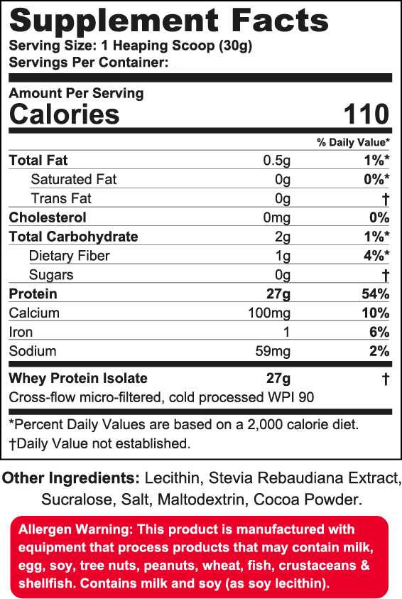 Wanted1 ISO1 - Protéine de lactosérum isolée ultra pure - 2,27 kg