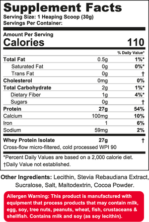 Wanted1 ISO1 - Ultra Pure Whey Isolate Protein - 5lbs