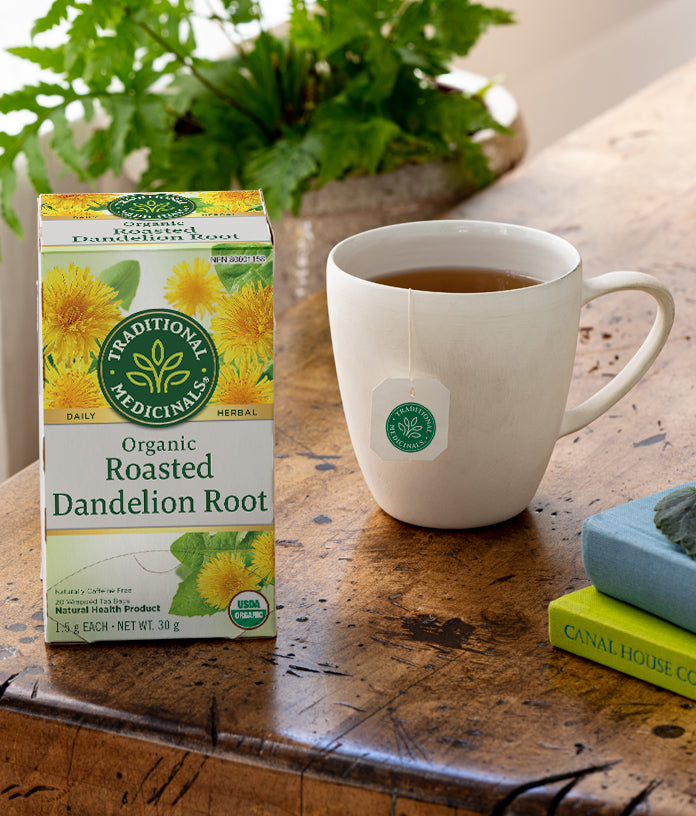Traditional Medicinals - Roasted Dandelion Root - 16 tea bags