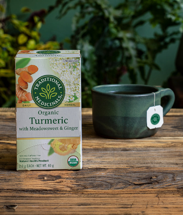 Traditional Medicinals - Turmeric with Meadowsweet & Ginger - 16 tea bags