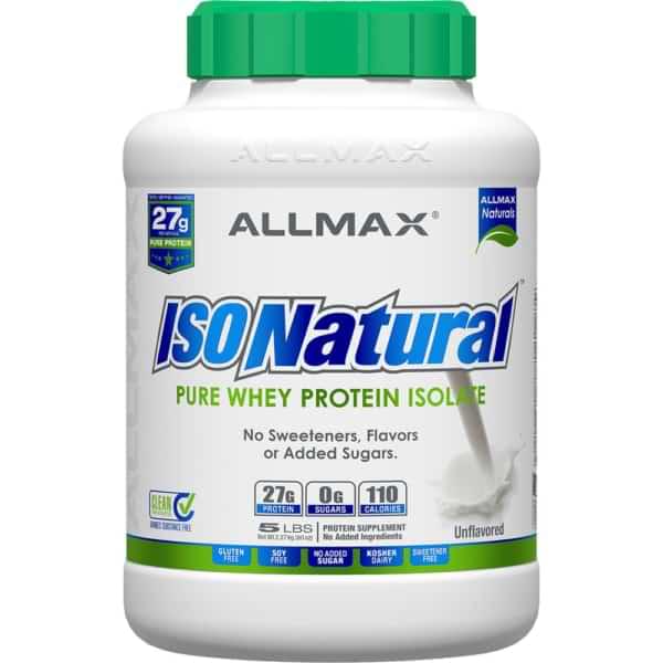 Allmax - IsoNatural Pure Whey Isolate - 5lbs