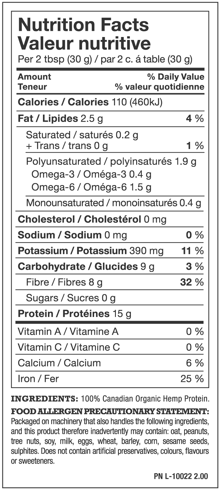 North Coast Naturals Hemp 908g