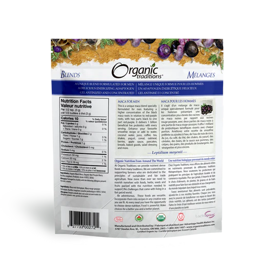 Organic Traditions - Maca for Men with Probiotics - 150g