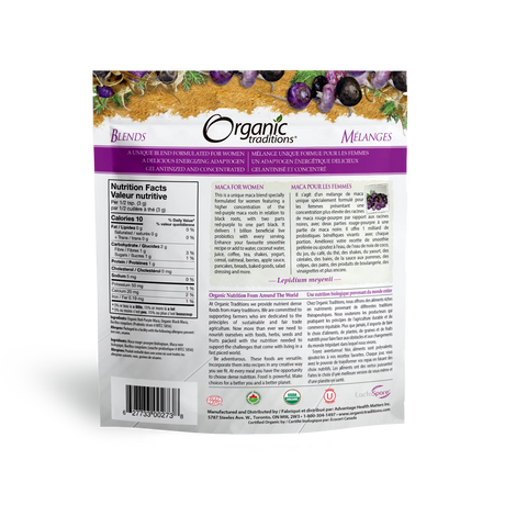Organic Traditions - Maca for Women with Probiotics - 150g