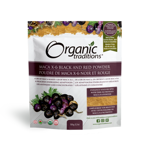 Organic Traditions - Maca X6 Black & Red Powder- 150g