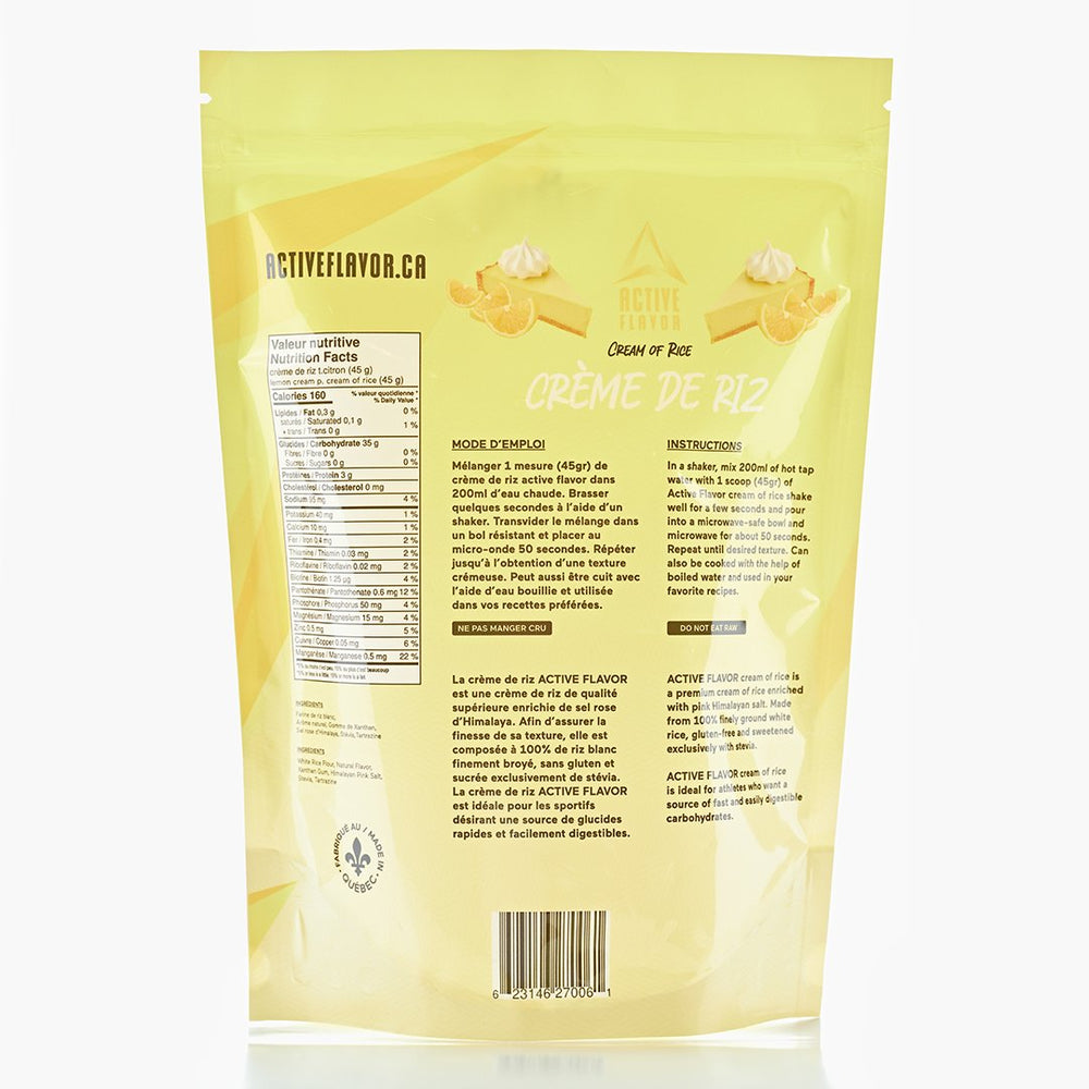 Active Flavor - Cream of Rice - 1.5kg