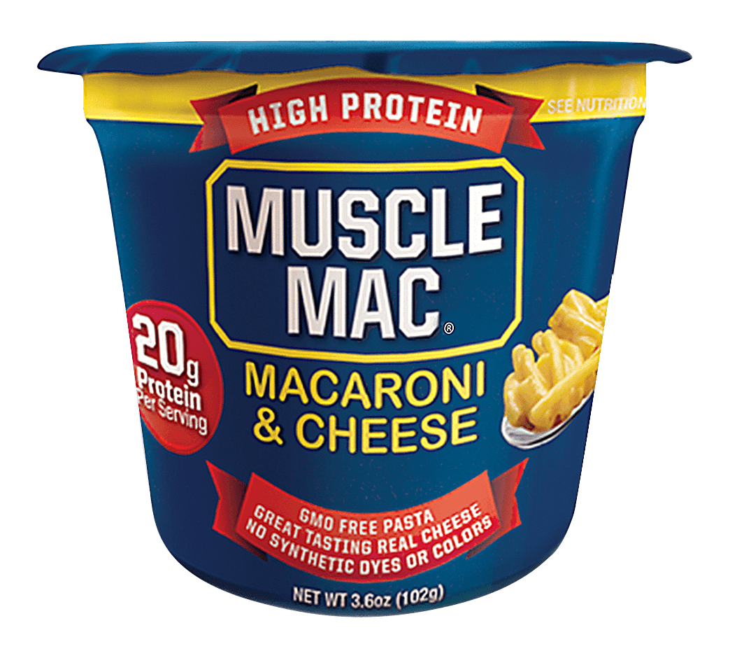 Muscle Mac Mac Mac &amp; Cheese protéiné en tasse 102 g