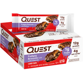 Quest Nutrition - Fudgey Brownie Candy Bar - Box 12