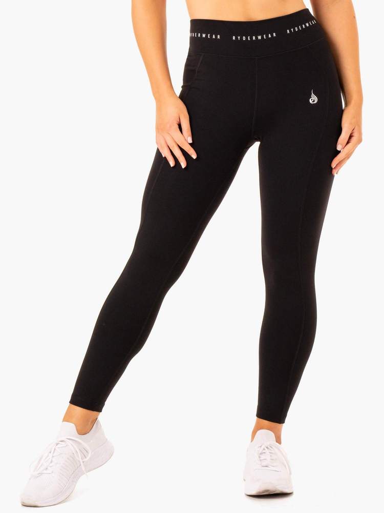 Ryderwear Reflex High Waisted Leggings Black