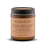 Soja&amp;Co - Bougies 100 % cire de soja naturelle 227 g - Eucalyptus, Menthe et Romarin