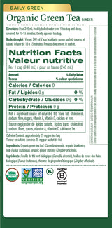 Traditional Medicinals - Green Tea Ginger Herbal Tea - 16 tea bags