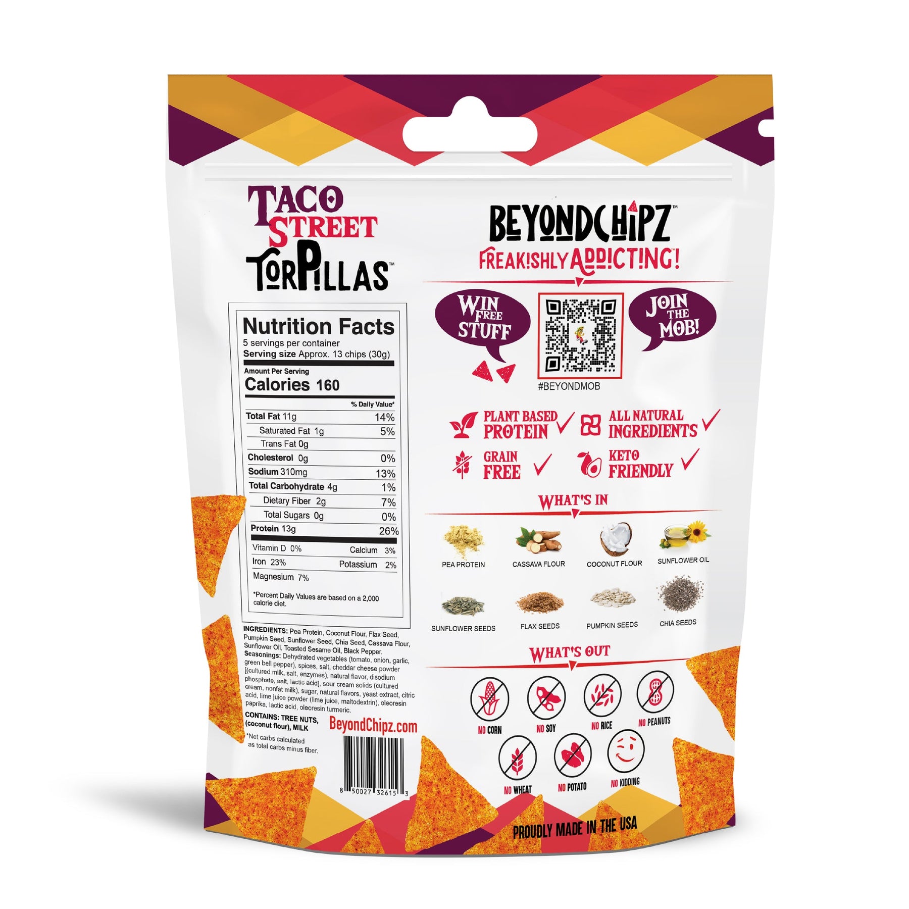 Beyond Chipz - Low Carbs Tortillas Chips - 150g