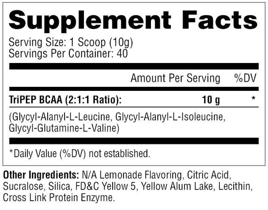 Metabolic Nutrition - Tri Pep Branch Chain Amino Acid - 400g